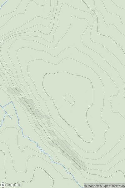 Thumbnail image for Woodford Hill [South Central England] showing contour plot for surrounding peak